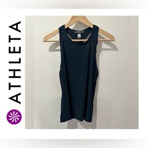 Athleta Green Razorback Tank